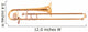 Trombone alto Wall Decal