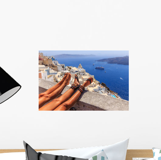 Relax at Santorini II Wall Mural