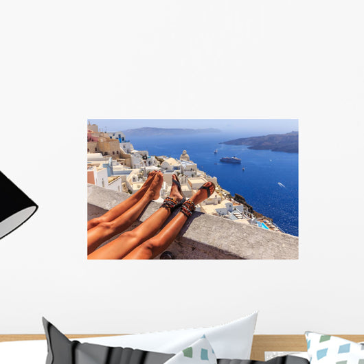Relax at Santorini II Wall Mural