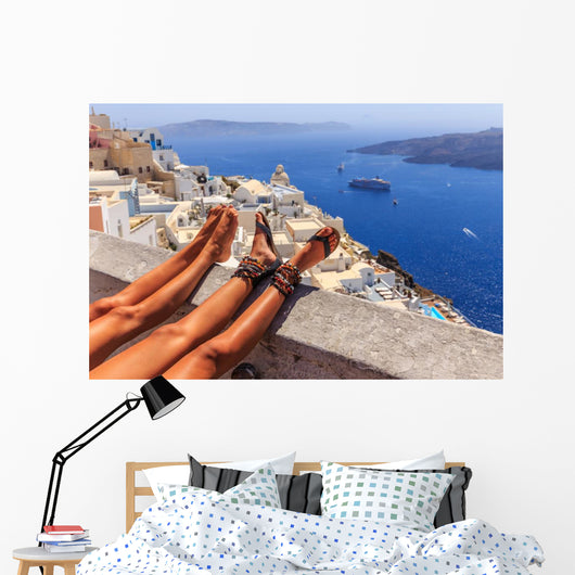 Relax at Santorini II Wall Mural
