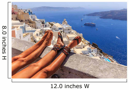 Relax at Santorini II Wall Mural