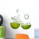 Lime splashing Wall Decal