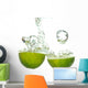Lime splashing Wall Decal