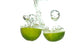 Lime Splashing Wall Decal