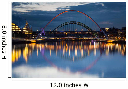 Gateshead Evening Wall Mural
