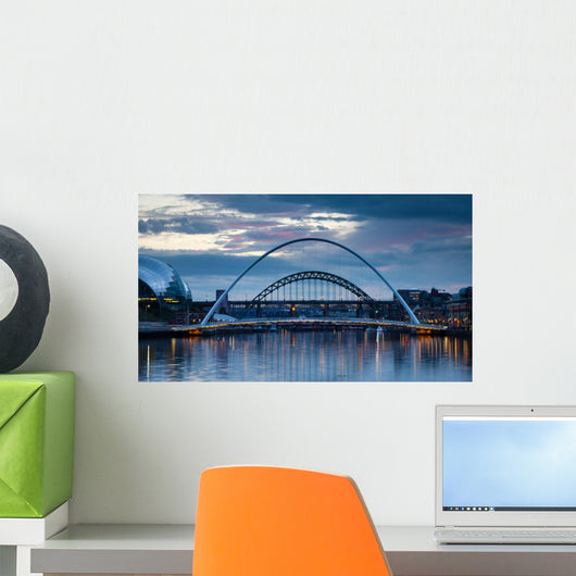 Gateshead Evening Wall Mural
