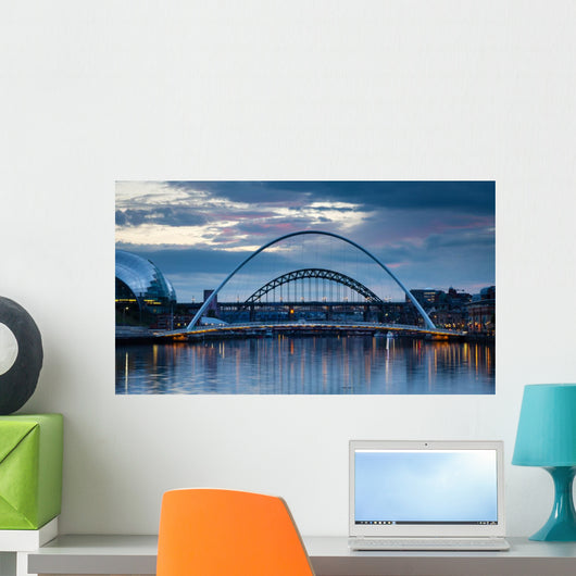 Gateshead Evening Wall Mural