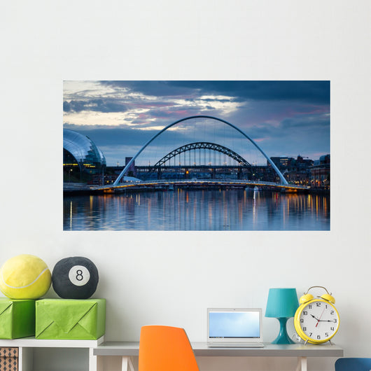 Gateshead Evening Wall Mural