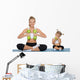 Mom and daughter fitness Wall Decal