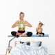 Mom and daughter fitness Wall Decal