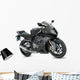Black sport motorcycle Wall Decal