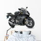 Black sport motorcycle Wall Decal