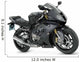 Black sport motorcycle Wall Decal