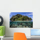 Tropical Island and Reef Wall Mural