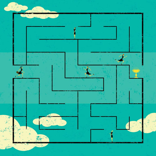 Finding The Path To Success Wall Decal
