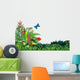 Butterflies and garden Wall Decal