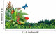 Butterflies and garden Wall Decal