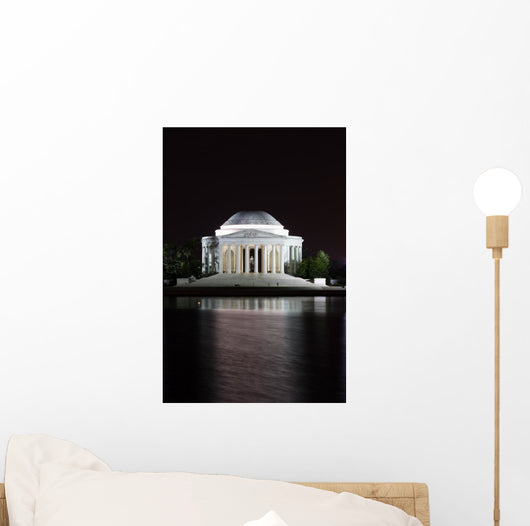 Jefferson Memorial at Night Wall Mural