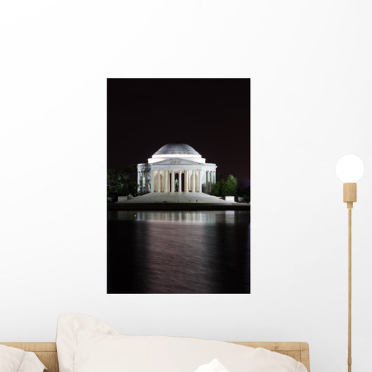Jefferson Memorial at Night Wall Mural