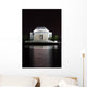 Jefferson Memorial at Night Wall Mural