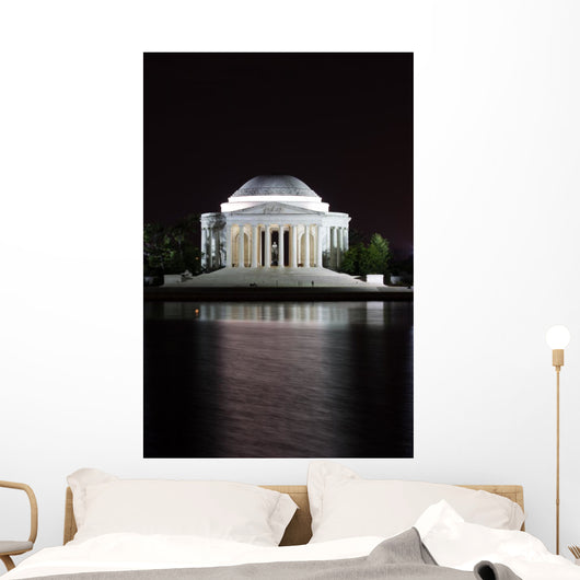 Jefferson Memorial at Night Wall Mural