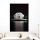 Jefferson Memorial at Night Wall Mural