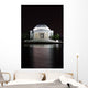 Jefferson Memorial at Night Wall Mural