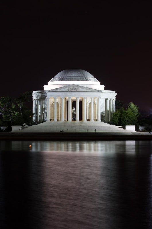 Jefferson Memorial At Night Wall Decal