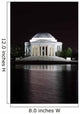 Jefferson Memorial at Night Wall Mural