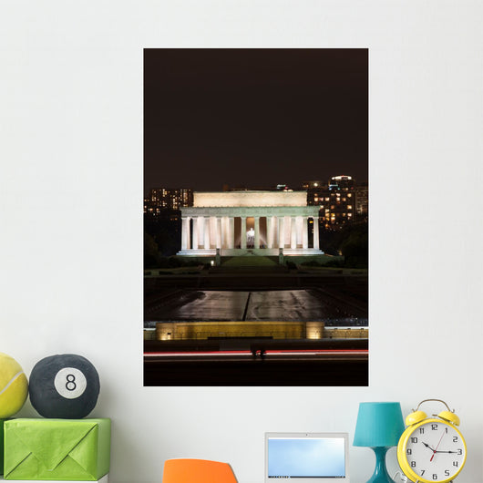 Lincoln Memorial at Night Wall Mural