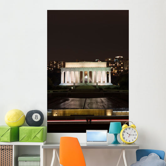 Lincoln Memorial at Night Wall Mural