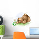 Teddy bear and dandelion 2 Wall Decal