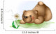 Teddy bear and dandelion 2 Wall Decal