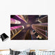 Skysrapers in Singapore during night hours Wall Mural