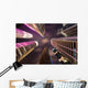 Skysrapers in Singapore during night hours Wall Mural