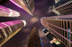Skyscrapers In Singapore During Night Hours Wall Decal