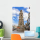 The iconic Clerigos Tower in the city of Porto, Portugal Wall Mural