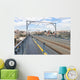 Subway railway tracks on the Dom Luis I bridge Wall Mural