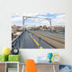 Subway railway tracks on the Dom Luis I bridge Wall Mural