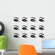 beautiful eyes, devilish eyes Wall Decal