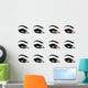 beautiful eyes, devilish eyes Wall Decal
