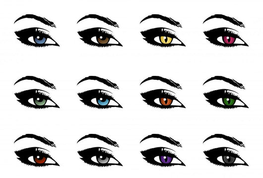 Beautiful Eyes, Devilish Eyes Wall Decal