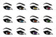 Beautiful Eyes, Devilish Eyes Wall Decal