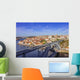 View of the iconic Dom Luis I bridge of Porto, Portugal Wall Mural