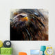 painting  eagle on an abstract background, USA Symbols Freedom Wall Mural
