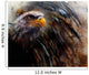 painting  eagle on an abstract background, USA Symbols Freedom Wall Mural