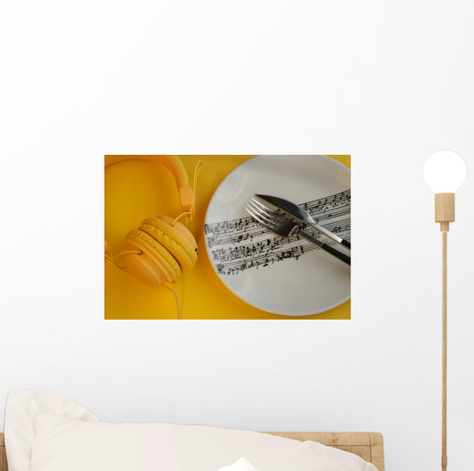 Serving Music for Dinner - Music is Everywhere Lifestyle Concep Wall Mural