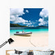 Tropical Beach Seychelles with Wall Decal
