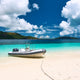 Tropical Beach Seychelles with Wall Decal