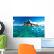 Beautiful tropical island Wall Mural
